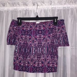 Colorful Strapless Crop top (Ribbed Material)